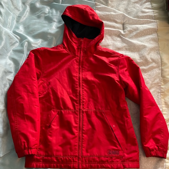 Gap big boys xl, red coat,navy fleece lined, excellent condition,smoke free home - Picture 1 of 3